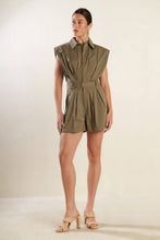 Load image into Gallery viewer, HEART OF A WOMAN WOVEN ROMPER