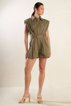 Load image into Gallery viewer, HEART OF A WOMAN WOVEN ROMPER