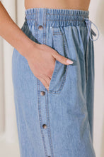 Load image into Gallery viewer, RIVERSIDE SIPS LIGHT INDIGO CHAMBRAY PANTS