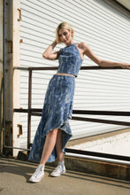 Load image into Gallery viewer, BREEZY ADORATION DENIM CROP TOP