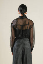 Load image into Gallery viewer, LOVE OVER FEAR ORGANZA TOP