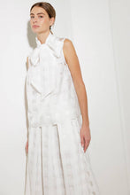 Load image into Gallery viewer, LIVE FOR US WHITE WOVEN ORGANZA TOP