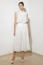 Load image into Gallery viewer, LIVE FOR US WHITE WOVEN ORGANZA TOP