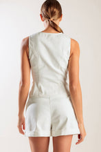 Load image into Gallery viewer, LOVE LETTERS WHITE WOVEN VEST