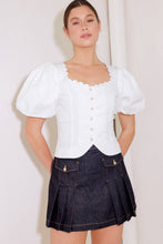 Load image into Gallery viewer, NEVER ORDINARY WHITE WOVEN TOP