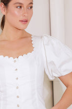 Load image into Gallery viewer, NEVER ORDINARY WHITE WOVEN TOP