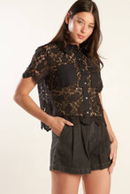Load image into Gallery viewer, DREAM OF THE FLEET WOVEN LACE TOP