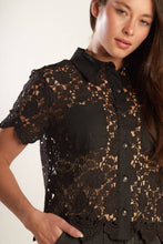 Load image into Gallery viewer, DREAM OF THE FLEET WOVEN LACE TOP