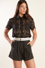 Load image into Gallery viewer, DREAM OF THE FLEET WOVEN LACE TOP