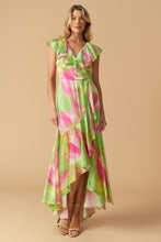 Load image into Gallery viewer, LA BEBE WOVEN SATIN MAXI DRESS