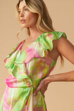 Load image into Gallery viewer, LA BEBE WOVEN SATIN MAXI DRESS