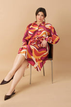 Load image into Gallery viewer, GET ON BOARD WOVEN PLISSE MINI DRESS
