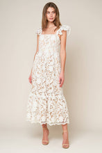 Load image into Gallery viewer, STILL THINKING LACE MIDI DRESS
