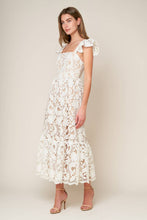 Load image into Gallery viewer, STILL THINKING LACE MIDI DRESS