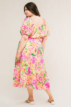 Load image into Gallery viewer, IT STARTS NOW WOVEN MIDI DRESS