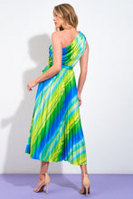 Load image into Gallery viewer, EXUBERANT ELEGANCE WOVEN MIDI DRESS