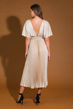 Load image into Gallery viewer, COWGIRL REPEAT SATIN MIDI DRESS