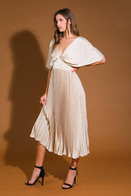 Load image into Gallery viewer, COWGIRL REPEAT SATIN MIDI DRESS
