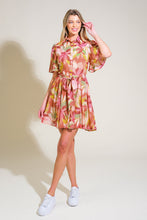 Load image into Gallery viewer, WHIMSICAL WAVES WOVEN MINI DRESS