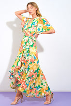 Load image into Gallery viewer, ELABORATE CHARM WOVEN HI-LO DRESS