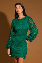 Load image into Gallery viewer, WHISPERED COMFORT WOVEN LACE MINI DRESS