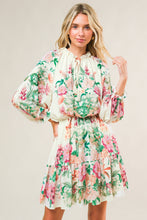 Load image into Gallery viewer, HAPPIEST HERE WOVEN MINI DRESS