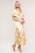 Load image into Gallery viewer, ENCHANTED TO MEET WOVEN MIDI DRESS
