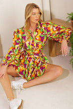 Load image into Gallery viewer, WORLD IS YOUR OYSTER WOVEN MINI DRESS