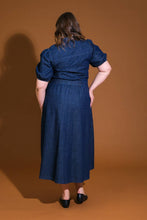 Load image into Gallery viewer, GET THE LOOK DENIM MIDI DRESS