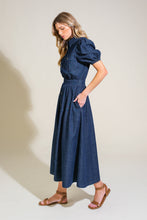 Load image into Gallery viewer, GET THE LOOK DENIM MIDI DRESS