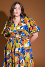 Load image into Gallery viewer, SATURDAY FEELINGS WOVEN MIDI DRESS