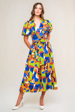 Load image into Gallery viewer, SATURDAY FEELINGS WOVEN MIDI DRESS