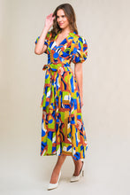 Load image into Gallery viewer, SATURDAY FEELINGS WOVEN MIDI DRESS