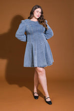 Load image into Gallery viewer, YOUR SWEETIE DENIM MINI DRESS