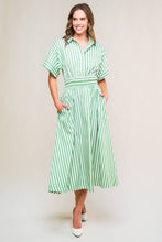 Load image into Gallery viewer, PETAL POWER WOVEN MIDI DRESS
