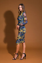 Load image into Gallery viewer, GARDEN BLOOM WOVEN MIDI DRESS