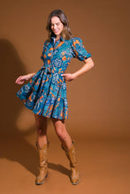 Load image into Gallery viewer, FLOWER GIRL WOVEN MINI DRESS
