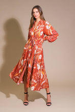 Load image into Gallery viewer, BLOOMING RADIANCE WOVEN MIDI DRESS