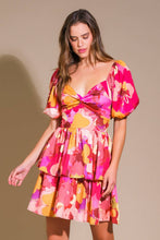 Load image into Gallery viewer, WHIMSICAL BEAUTY WOVEN MINI DRESS