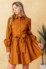 Load image into Gallery viewer, EATONS NECK WOVEN MINI DRESS