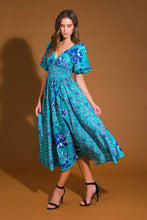 Load image into Gallery viewer, NEW CASTLE WOVEN MIDI DRESS