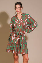 Load image into Gallery viewer, WORD ON THE STREET WOVEN MINI DRESS