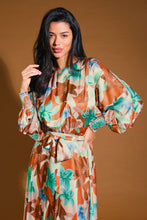 Load image into Gallery viewer, MYSTIC TWILIGHT WOVEN MIDI DRESS