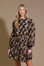Load image into Gallery viewer, NEW MOON RISING JACQUARD WOVEN MINI DRESS