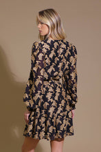 Load image into Gallery viewer, NEW MOON RISING JACQUARD WOVEN MINI DRESS