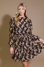 Load image into Gallery viewer, NEW MOON RISING JACQUARD WOVEN MINI DRESS