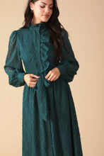 Load image into Gallery viewer, HANDLED IT WOVEN MIDI DRESS