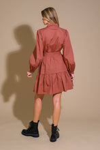 Load image into Gallery viewer, AESTHETIC POSE WOVEN MINI DRESS