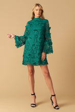 Load image into Gallery viewer, IN THE FLOW WOVEN LACE MINI DRESS