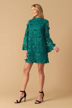 Load image into Gallery viewer, IN THE FLOW WOVEN LACE MINI DRESS